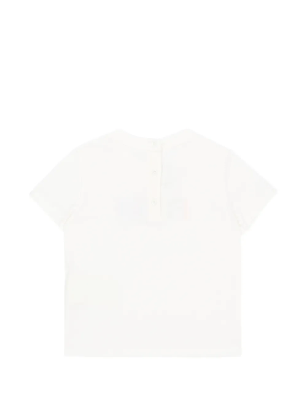 Fendi Kids T-shirt met geborduurd logo Wit