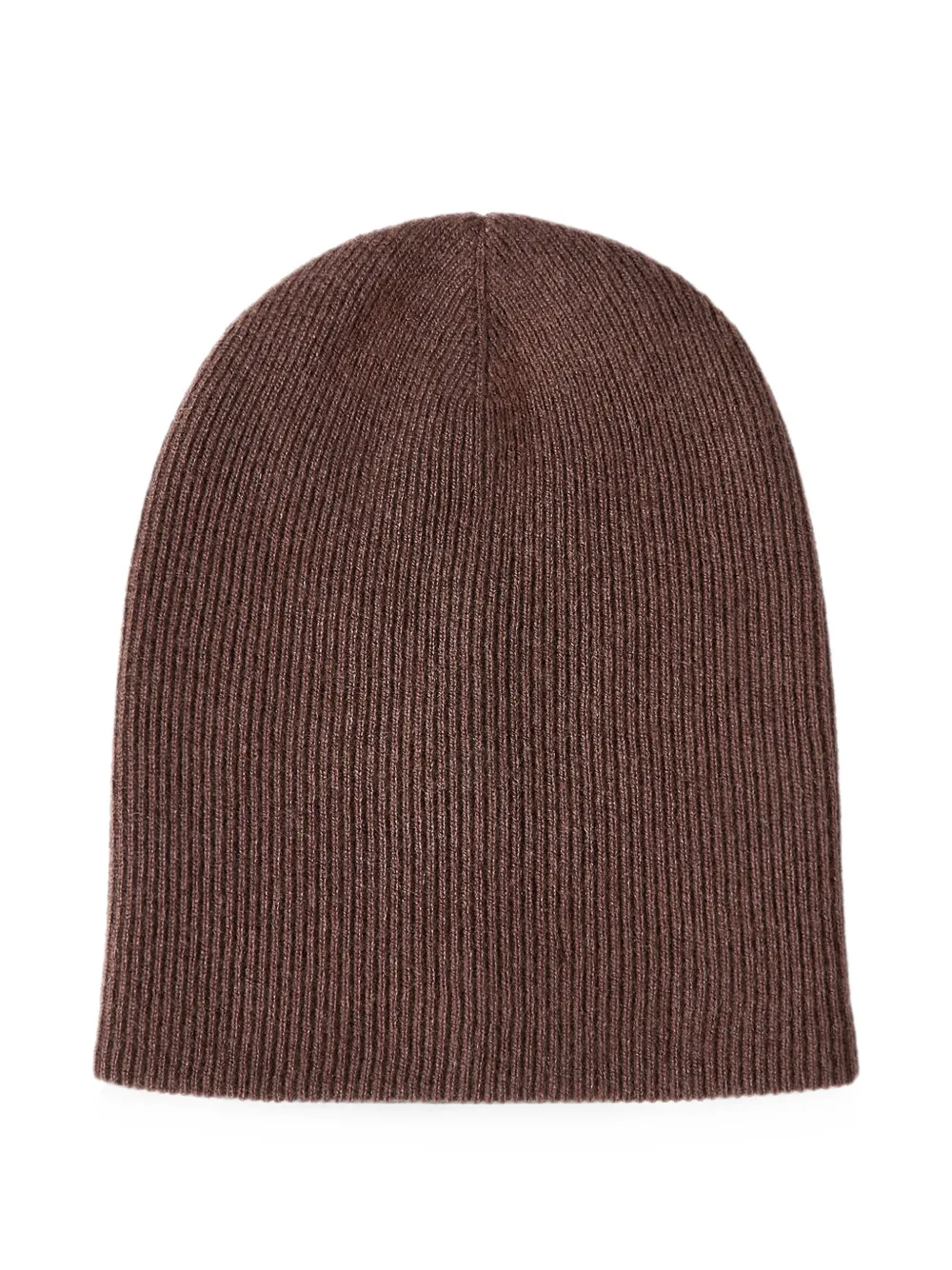 Brunello Cucinelli cashmere English-rib knit beanie - Braun