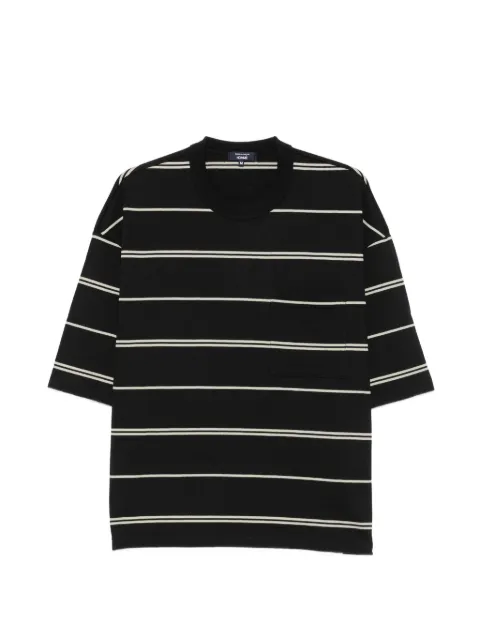 Comme des Garçons Homme striped patch-pocket T-shirt