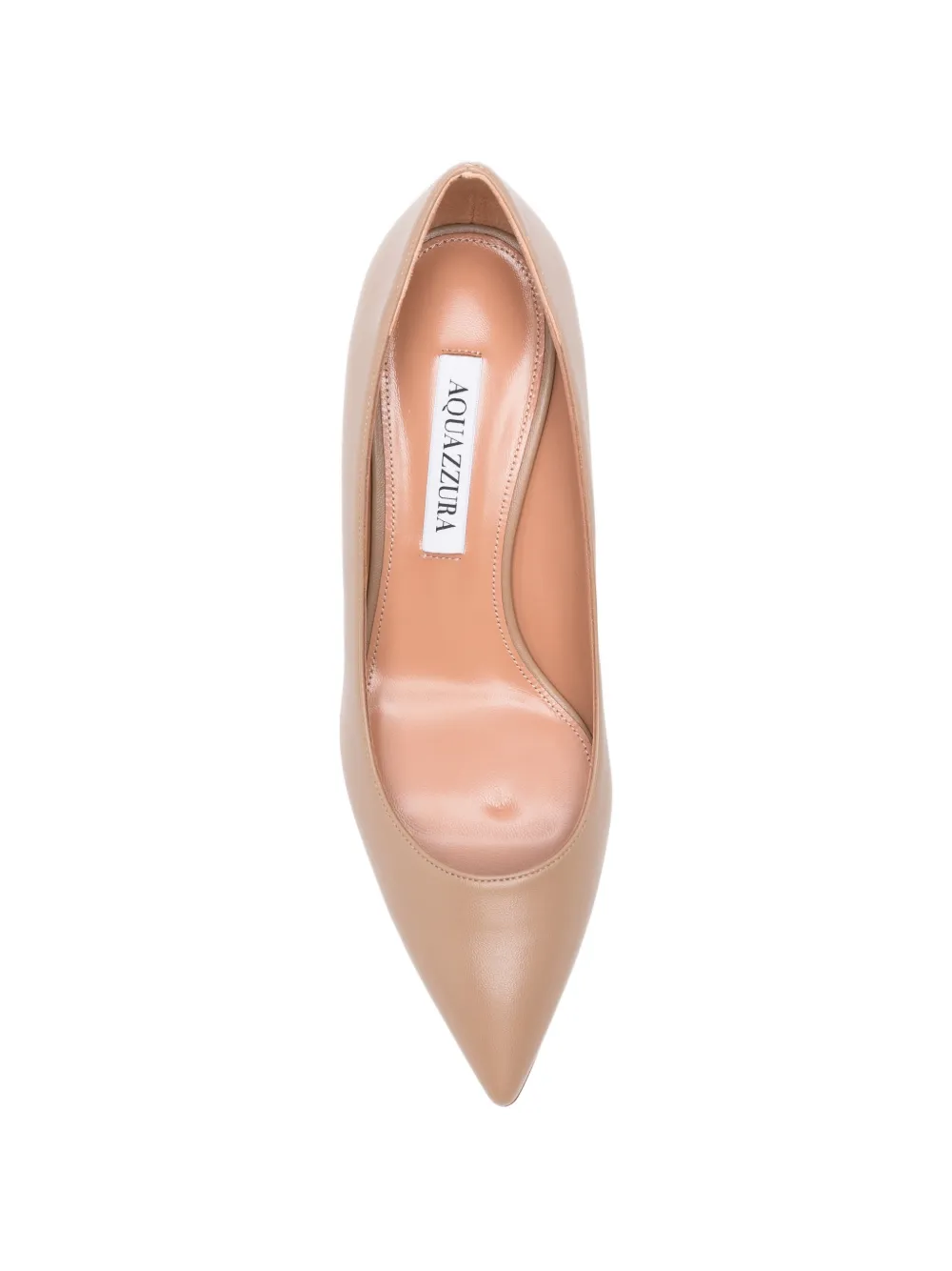 Aquazzura Purist pointed-toe pumps Beige