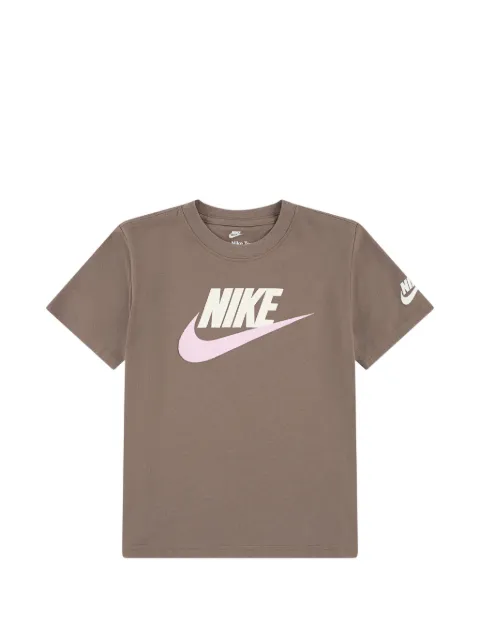 Nike Kids Family logo-print short-sleeved T-shirt