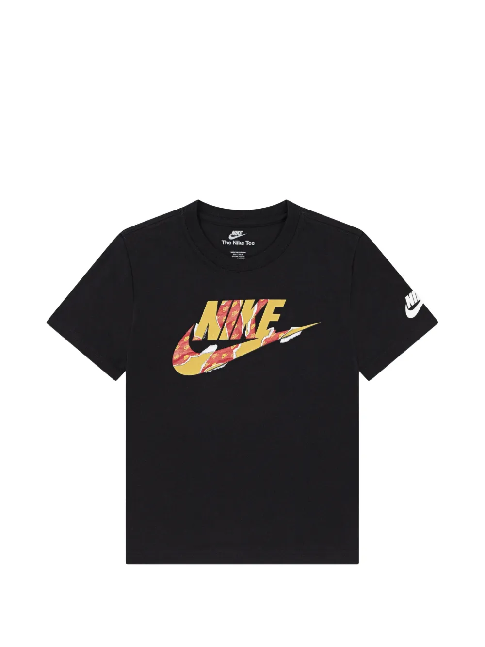 Nike Kids Unwrapped Futura logo-print T-shirt - Nero