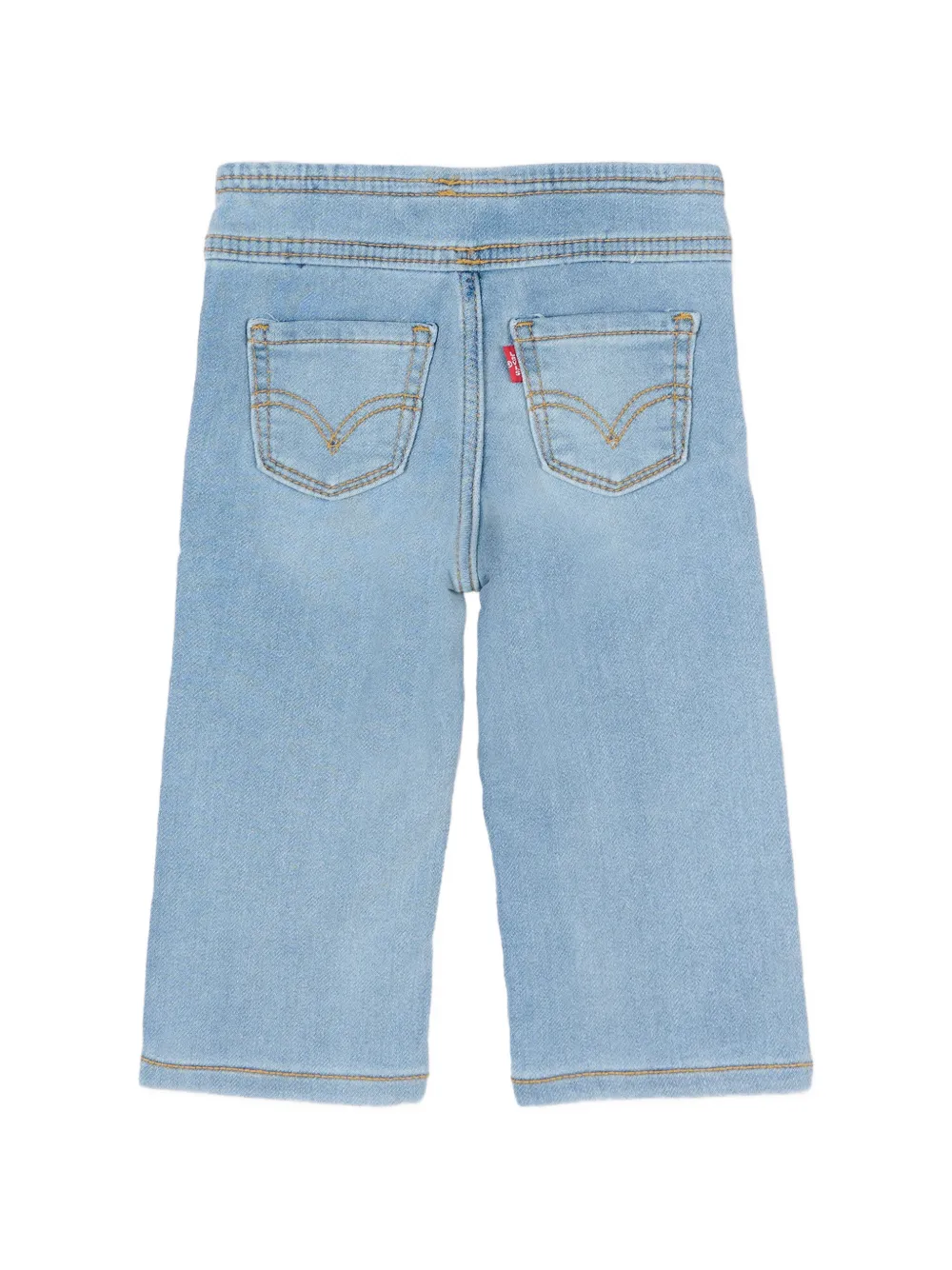 Levi's Kids Jeans met geborduurde bloemen Blauw