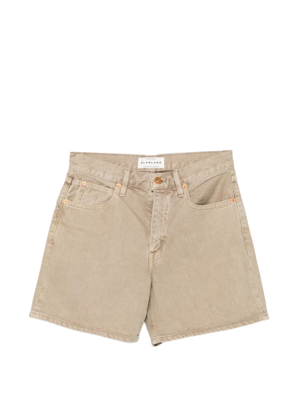 SLVRLAKE Walker denim shorts - Marrone