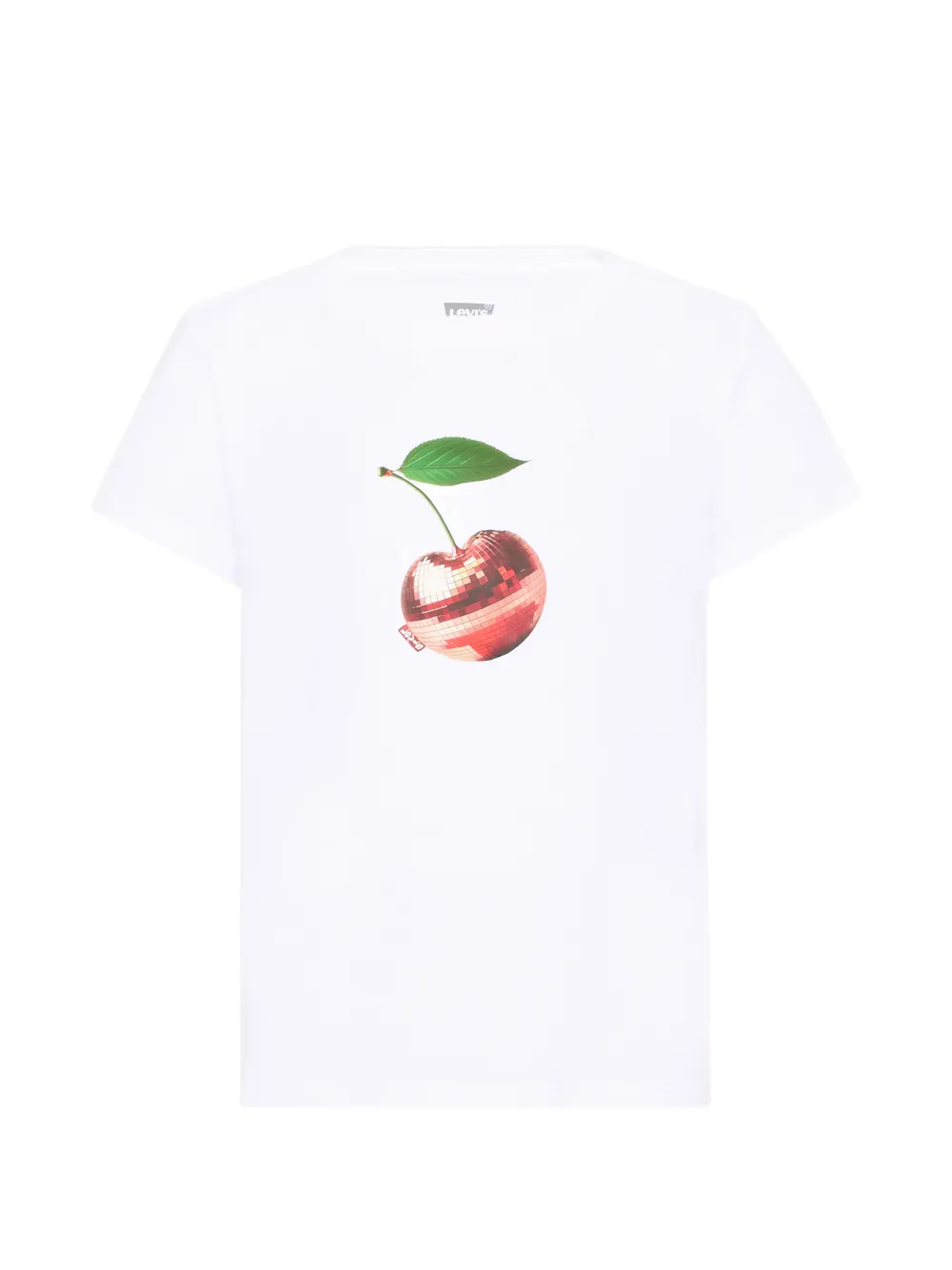 Levi's Kids cherry-print T-shirt - Bianco