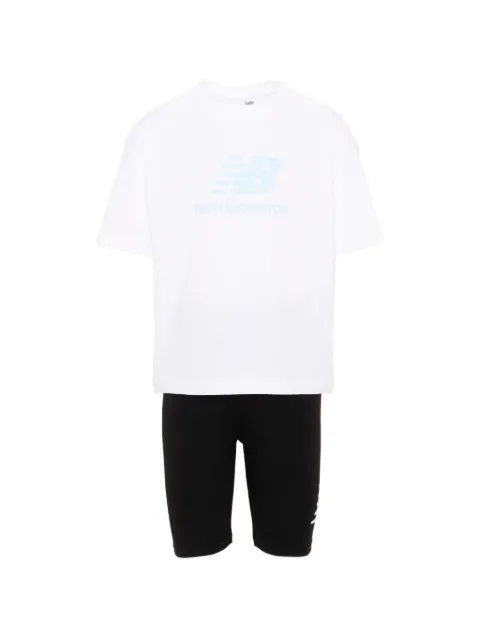 New Balance Kids chándal de algodón con logo estampado