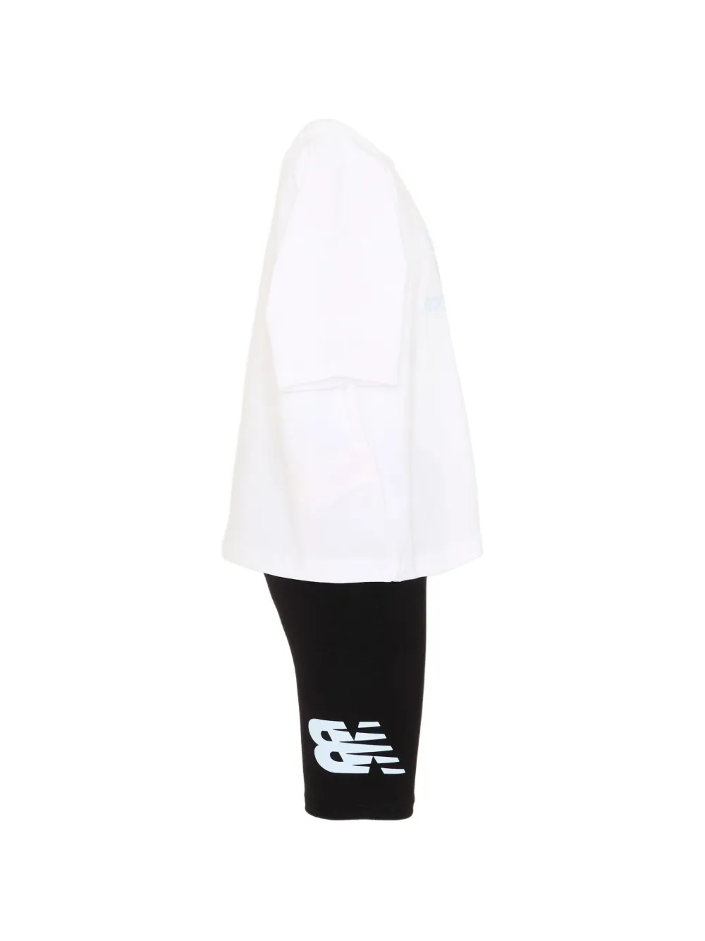 New Balance Kids Trainingspak met logoprint Wit