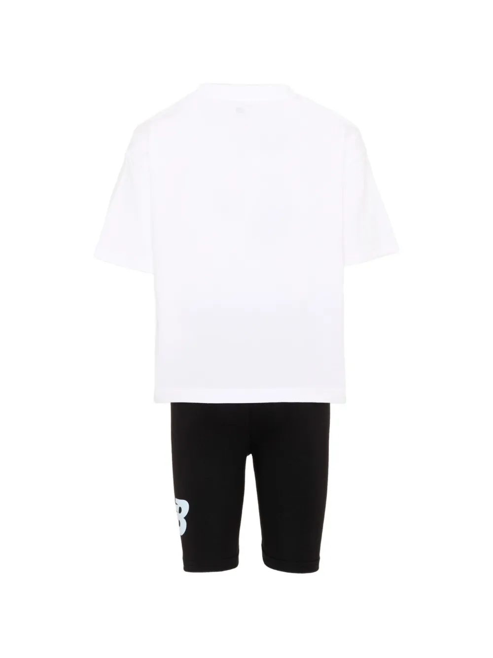 New Balance Kids Trainingspak met logoprint Wit