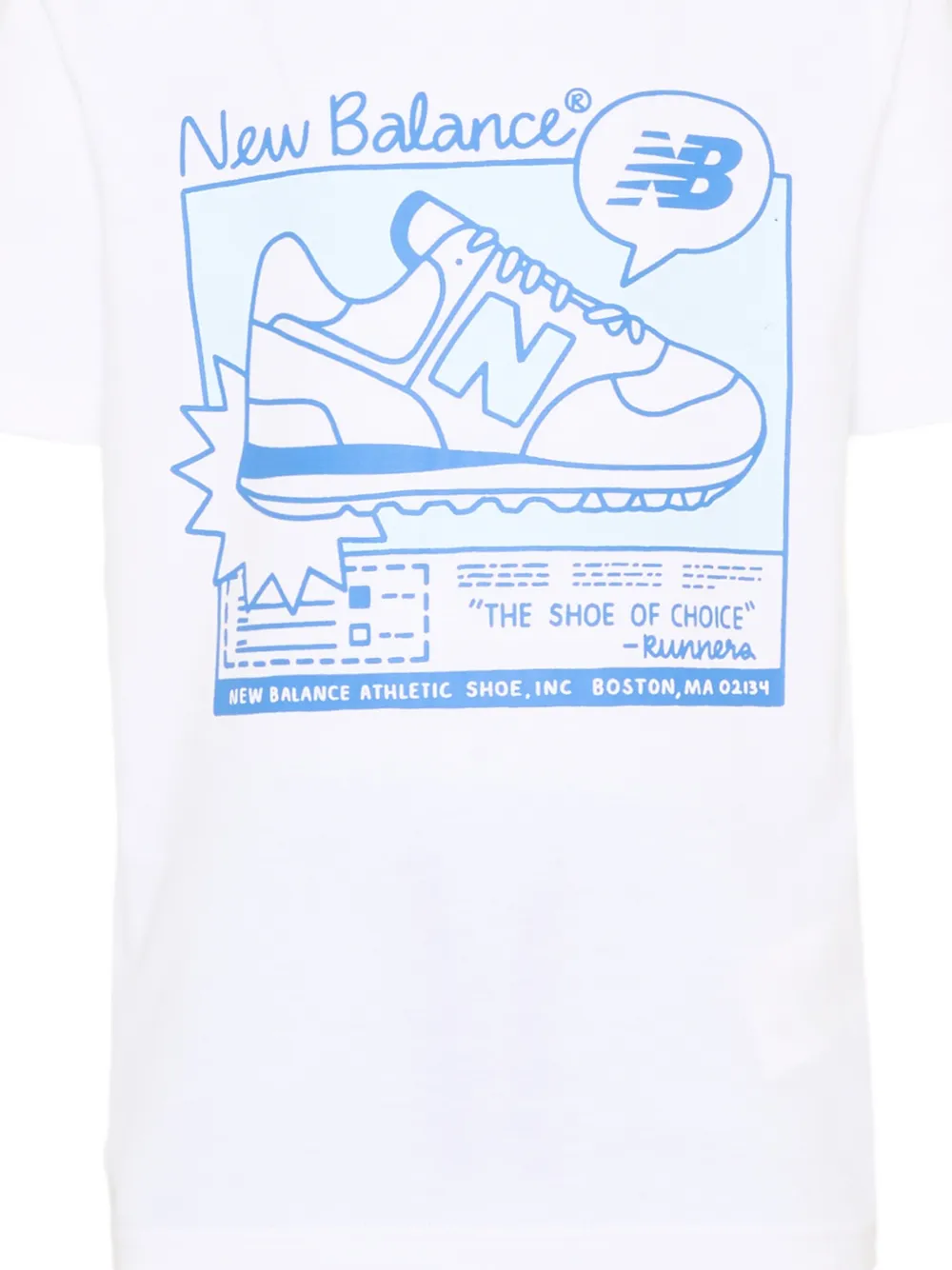 New Balance Kids Trainingspak met grafische print Wit