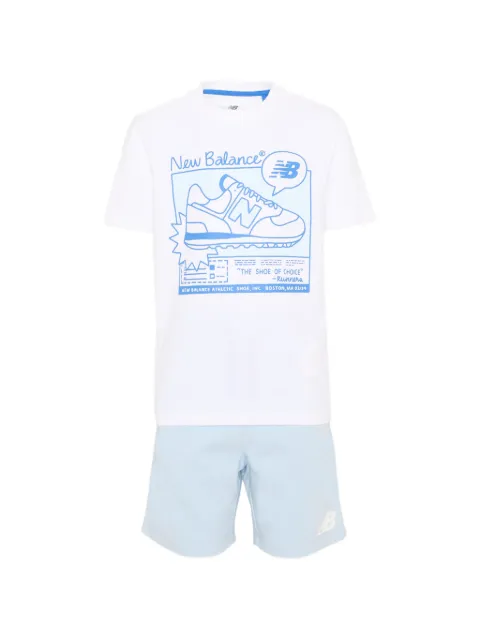 New Balance Kids graphic-print tracksuit