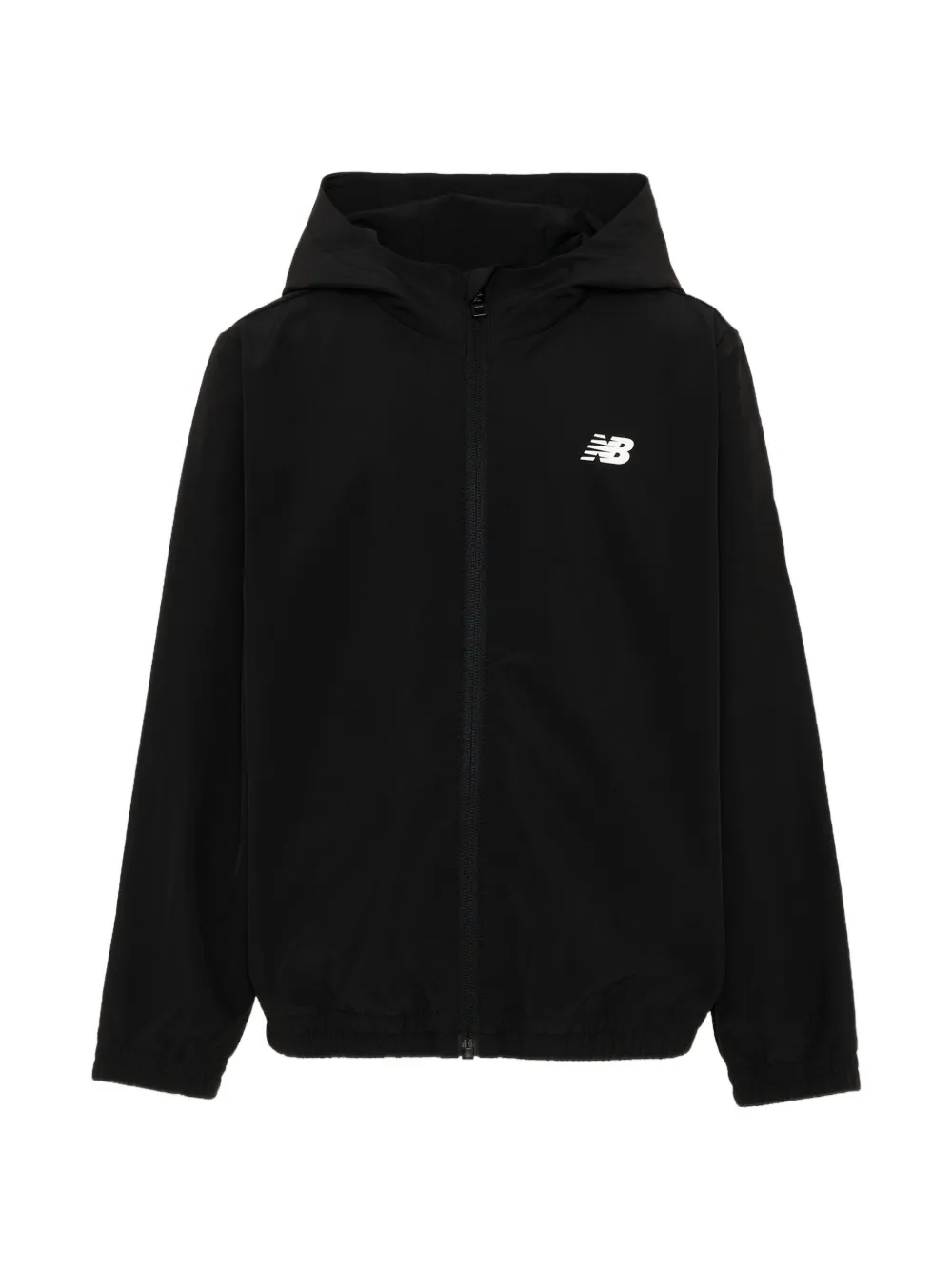 New Balance Kids logo-print hoodie - Nero