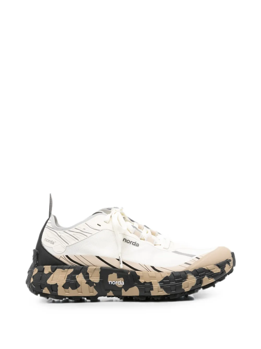 norda 001A lace-up sneakers - Nude