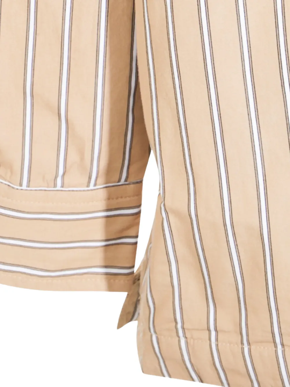 Carhartt WIP Grimsby gestreept overhemd Beige