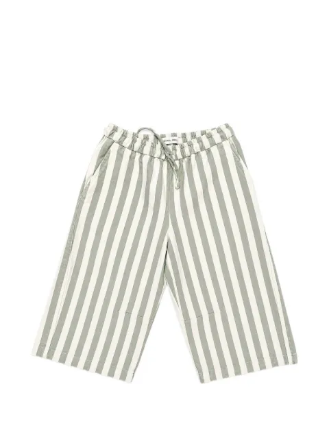 michael coal Mason striped drawstring trousers