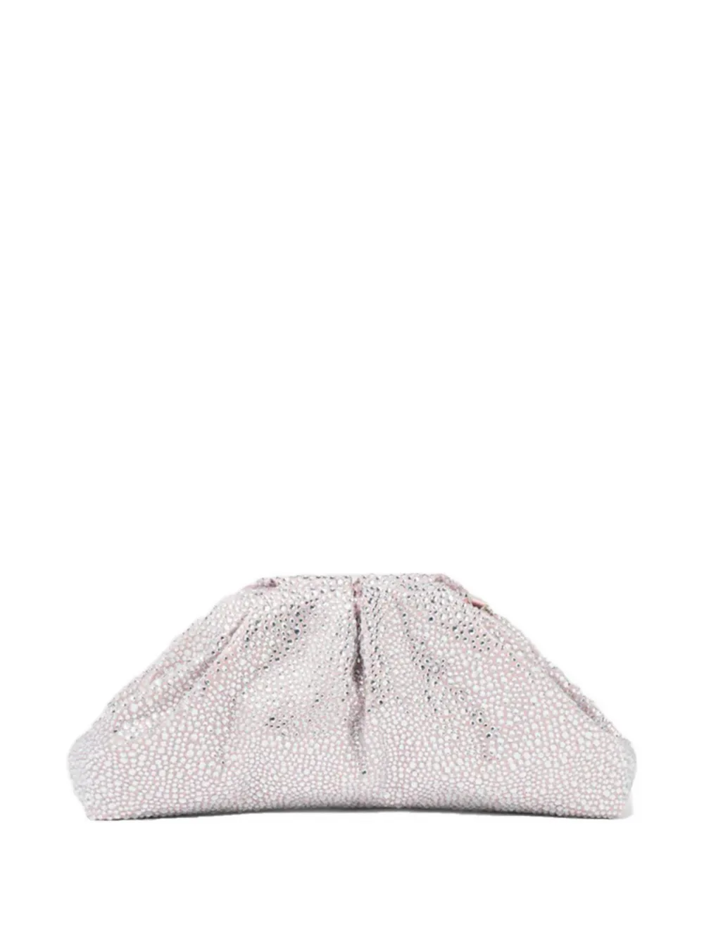 TWENTY FOURHAITCH Cambridge rhinestone-embellished clutch bag - Rosa