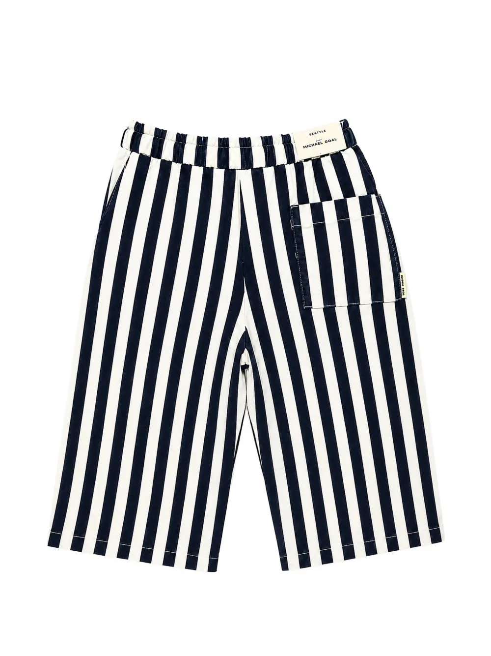  Michael Coal Pantalones A Rayas - Azul 