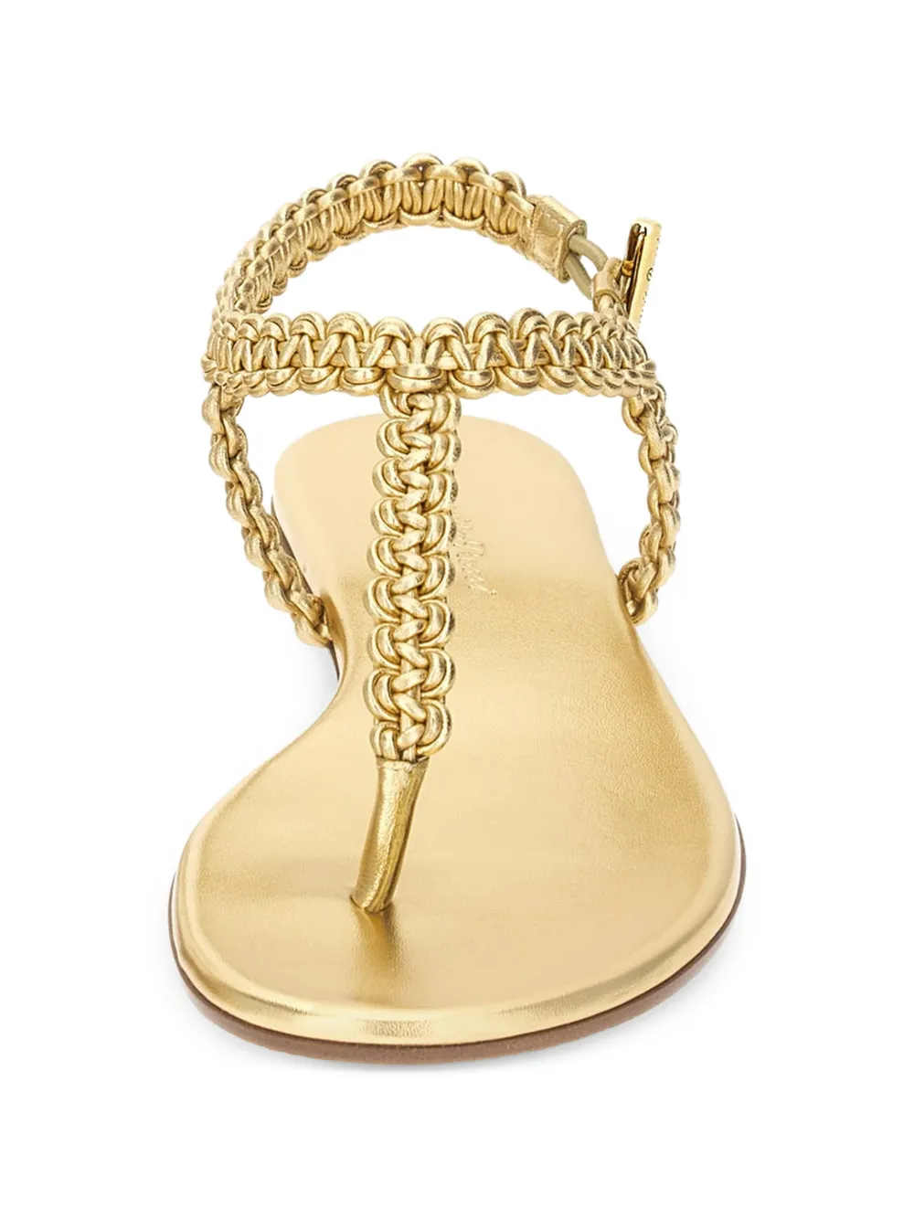 Gianvito Rossi Ubud braided sandals Goud
