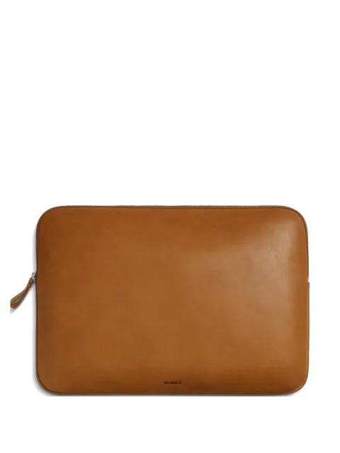 Shinola leather laptop bag
