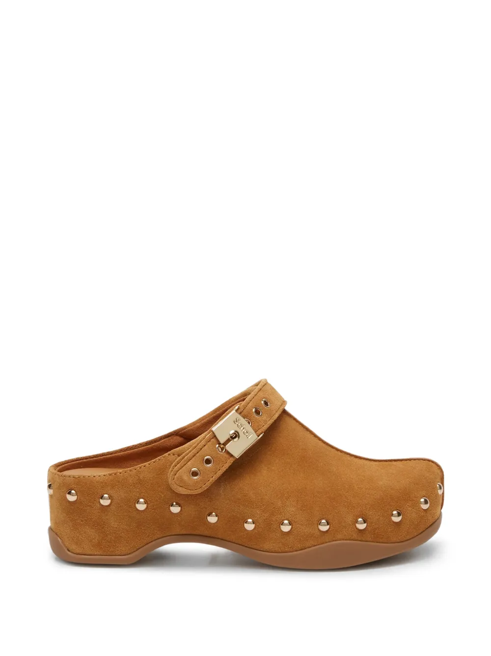 Scholl stud-embellished buckle-fastening clogs - Toni neutri