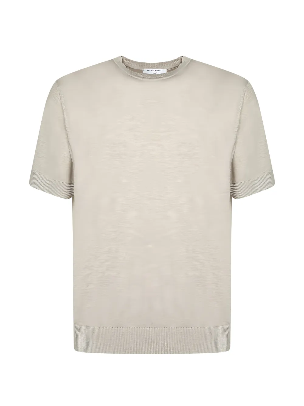 Daniele Fiesoli slub-texture T-shirt - Toni neutri