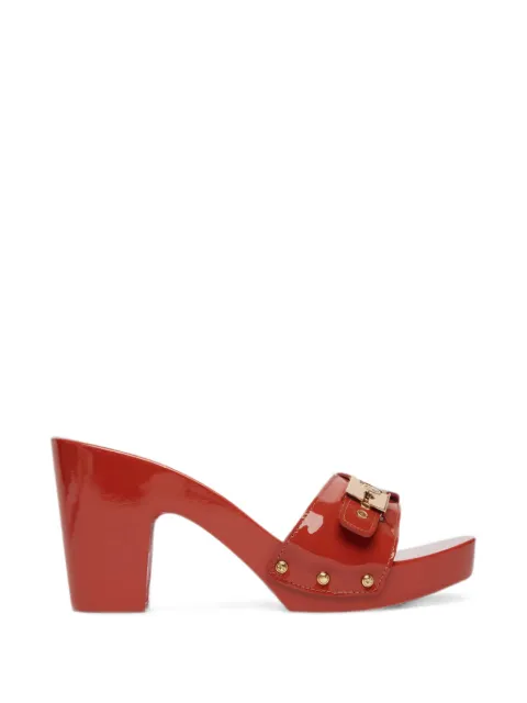 Scholl pescura cameron buckle-detail wooden sandals
