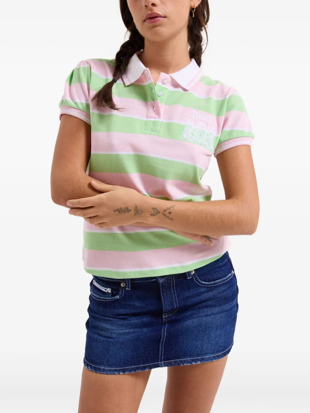 Juicy Couture Hemd mit Puffärmeln - Grün