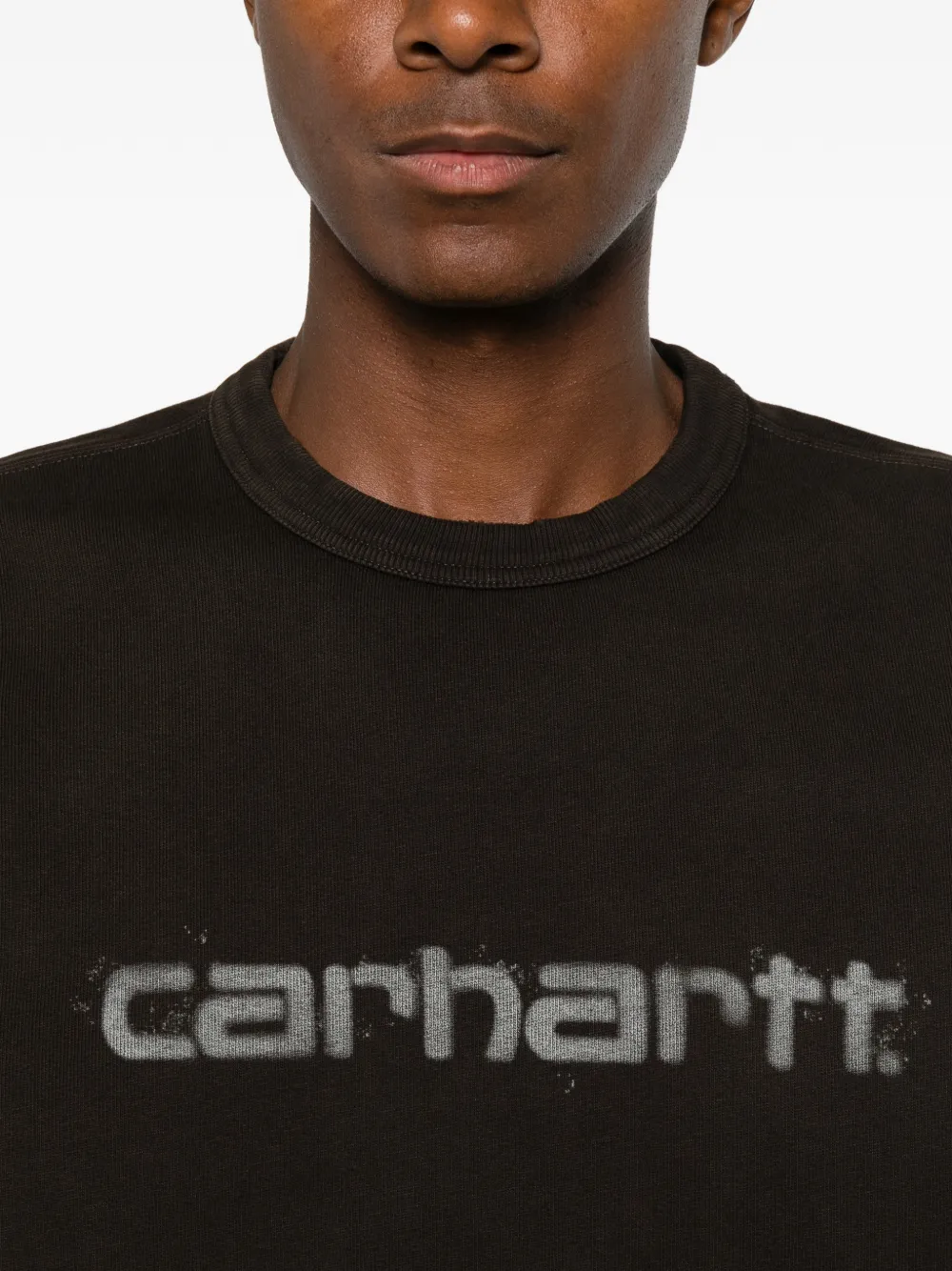 Carhartt WIP Painter katoenen sweater met logoprint Bruin
