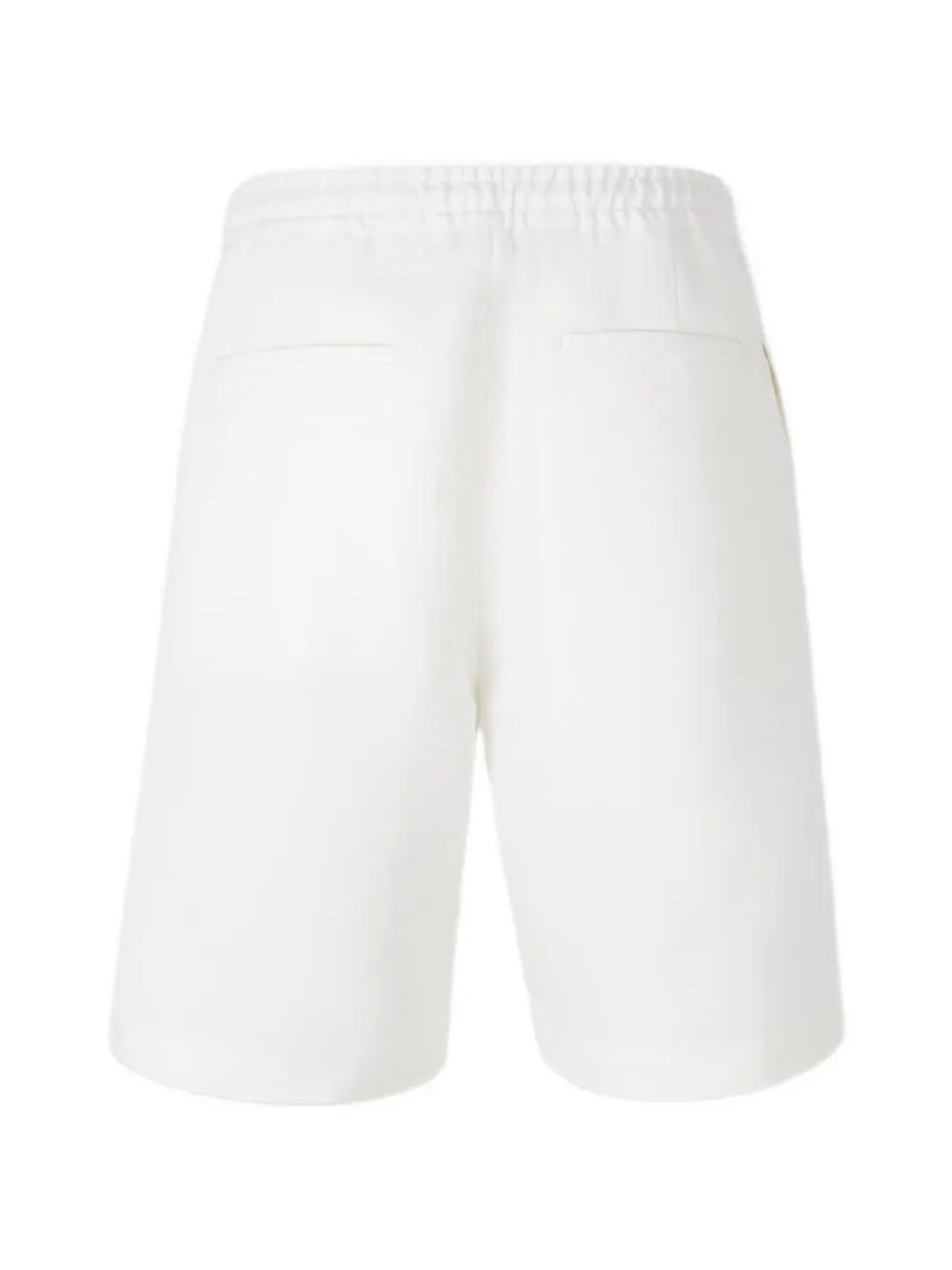 Canali Shorts met trekkoordtaille Wit
