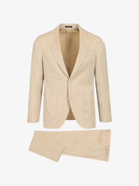 Al Duca D’Aosta 1902 herringbone single-breasted suit