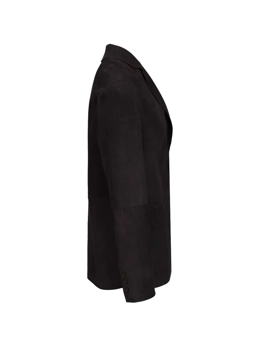 Al Duca D Aosta 1902 Suède blazer Blauw