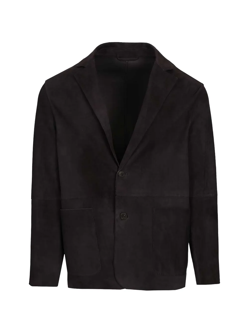 Al Duca D’Aosta 1902 single-breasted suede blazer - Blu