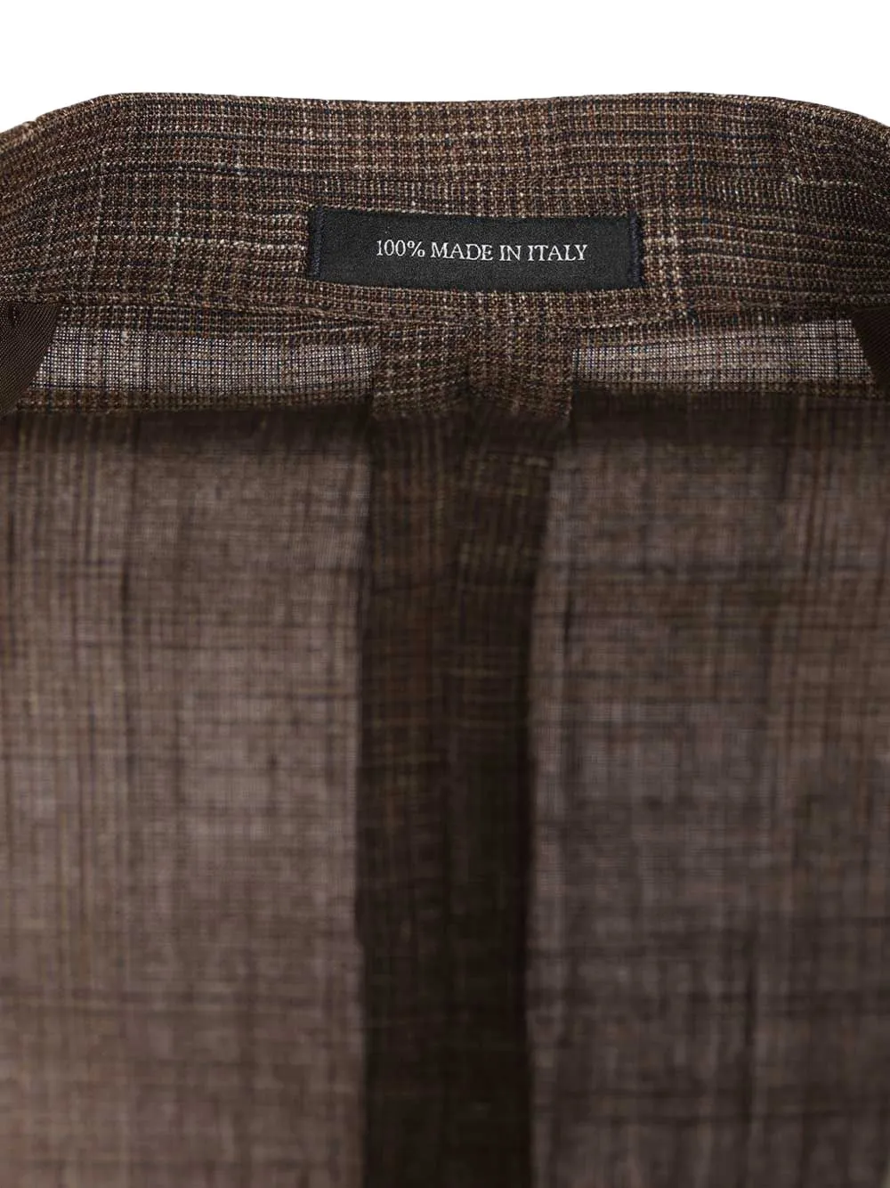 Al Duca D Aosta 1902 Prince of Wales geruite blazer Bruin