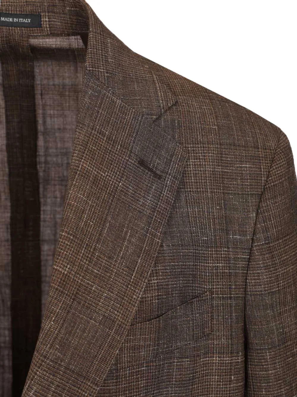 Al Duca D Aosta 1902 Prince of Wales geruite blazer Bruin