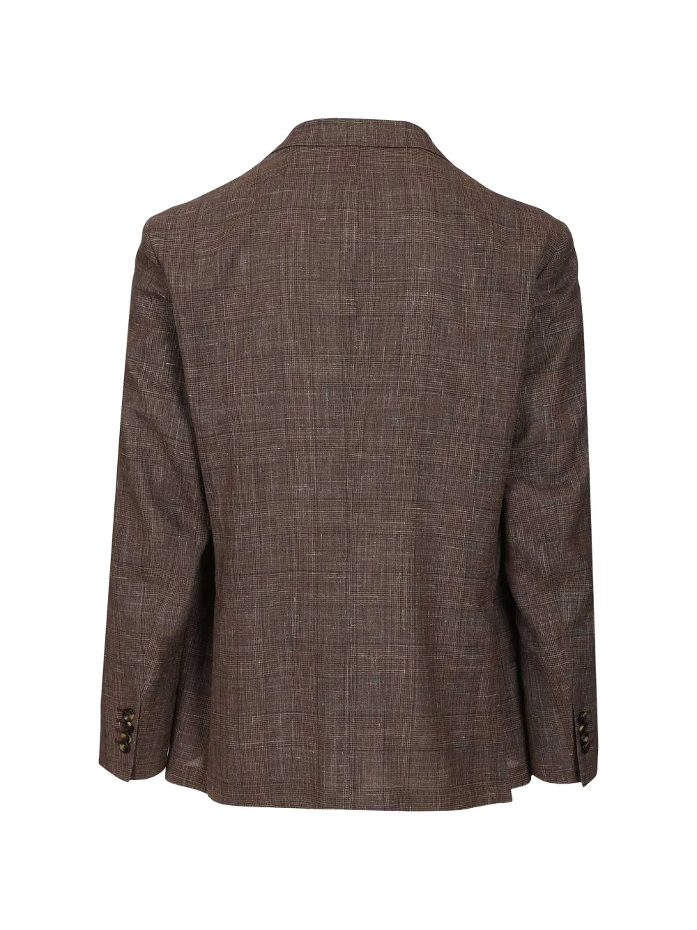 Al Duca D Aosta 1902 Prince of Wales geruite blazer Bruin
