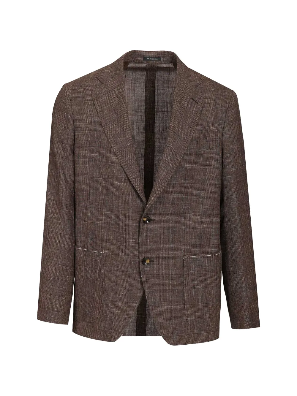 Al Duca D’Aosta 1902 Prince of Wales check blazer - Braun