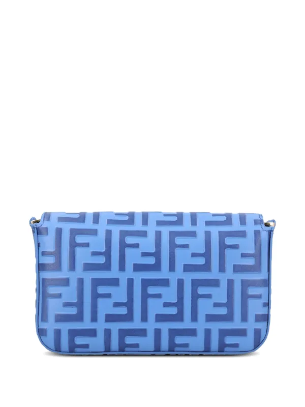 FENDI FF Diamonds Wallet On Chain | Blue | FARFETCH