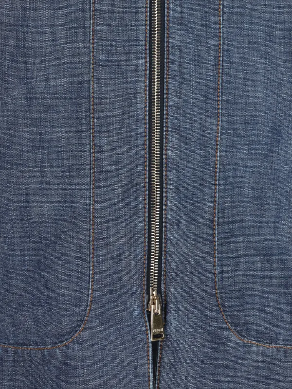 FENDI ジップ デニムスカート | ブルー | FARFETCH JP