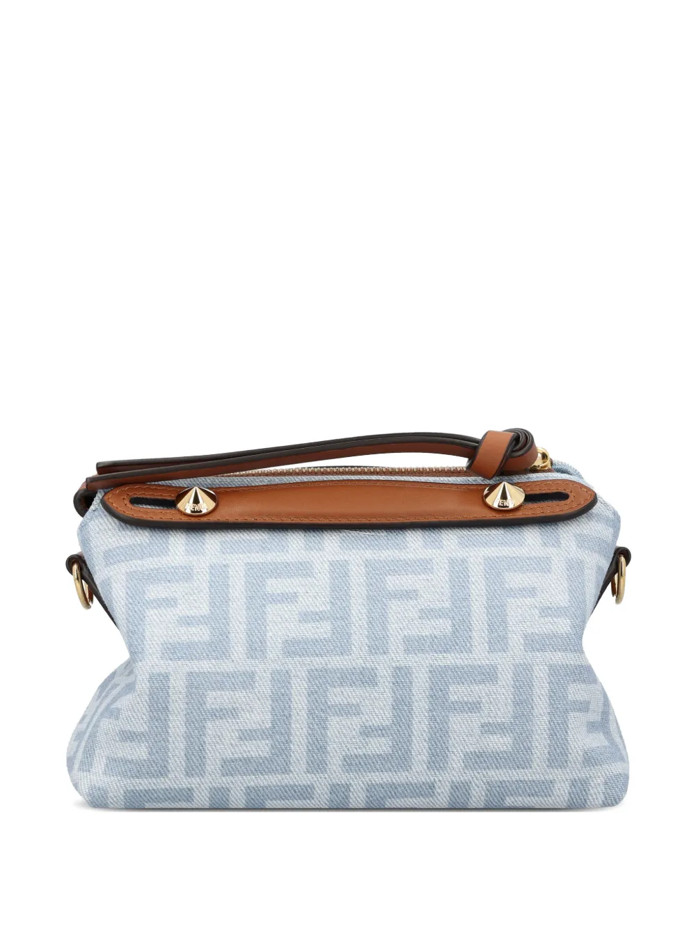 FENDI By The Way Soft FF jacquard mini bag - Blu