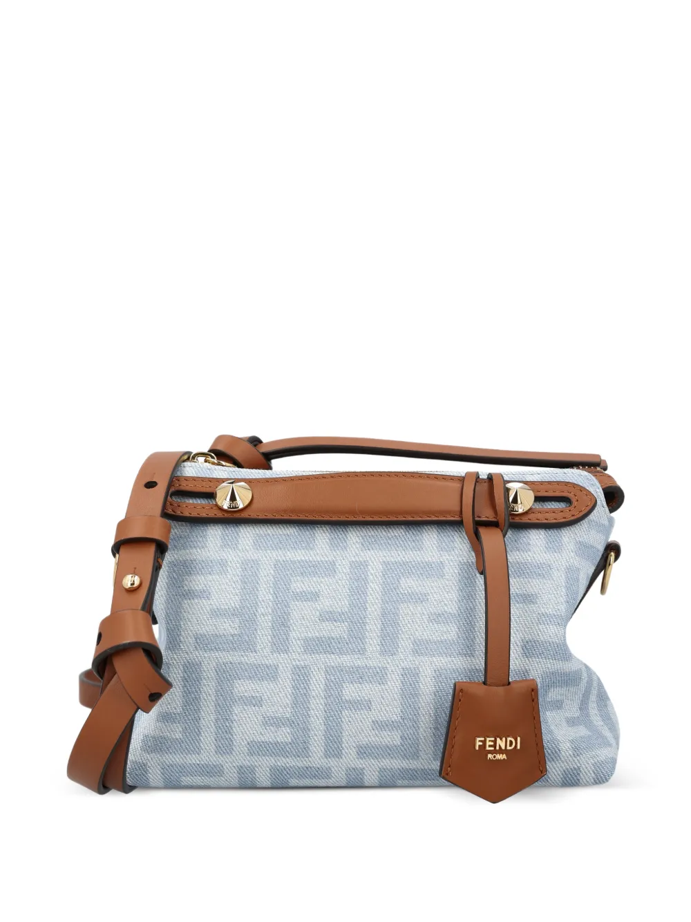 FENDI By The Way Soft FF jacquard mini bag - Blu