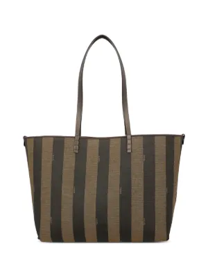 FENDI ストライプ トートバッグ | ニュートラル | FARFETCH JP