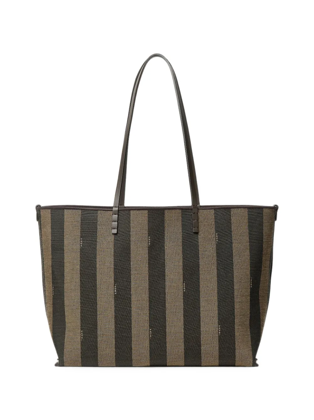 FENDI Roll medium shopper met FF jacquard Bruin