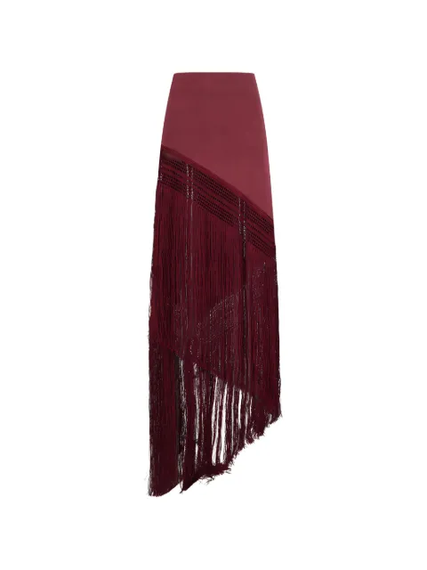 THE ANDAMANE Marisol fringe-trimmed skirt