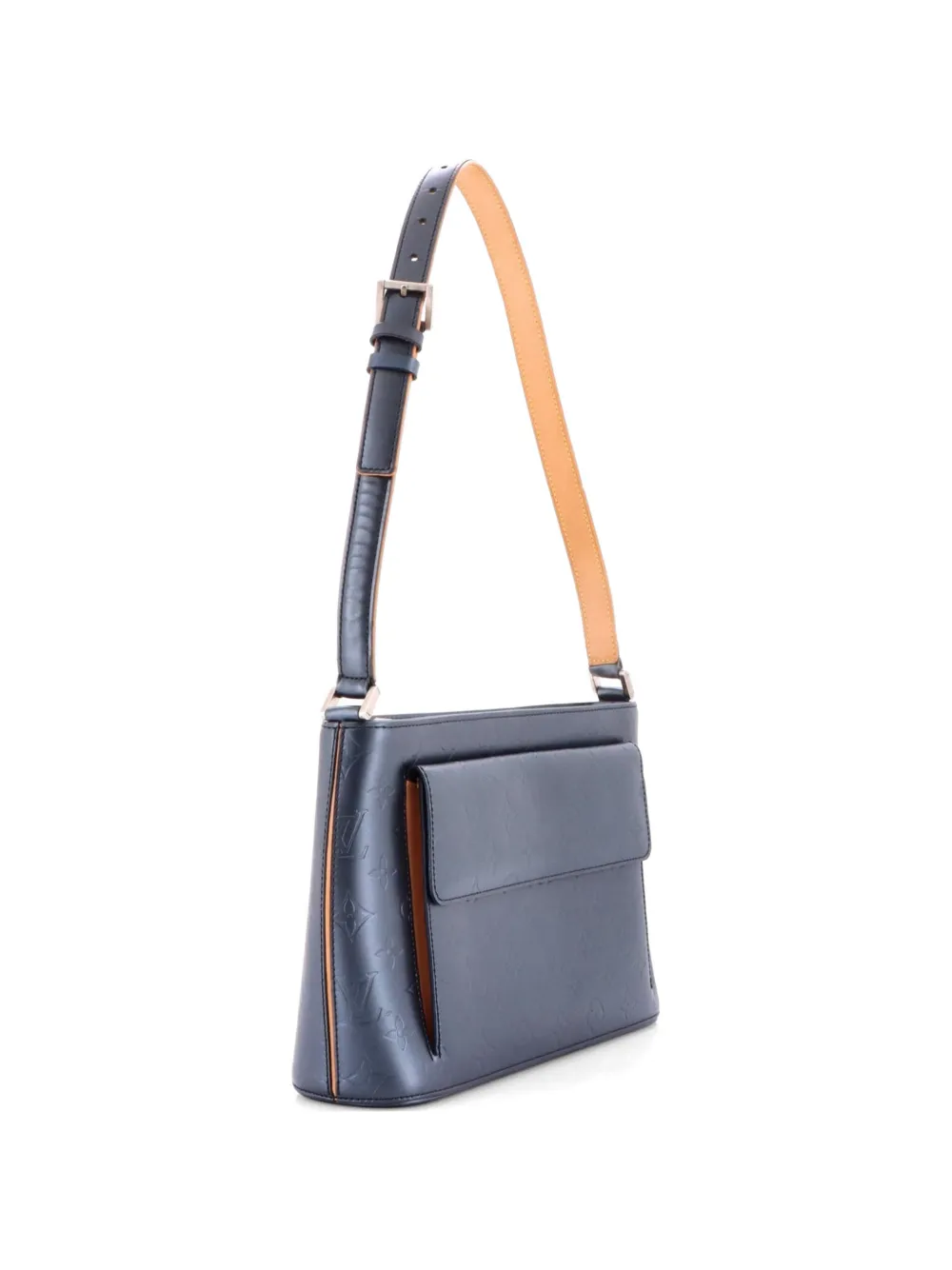 Louis Vuitton Pre-Owned Mat Allston Handbag Monogram Vernis shoulder bag - Blu