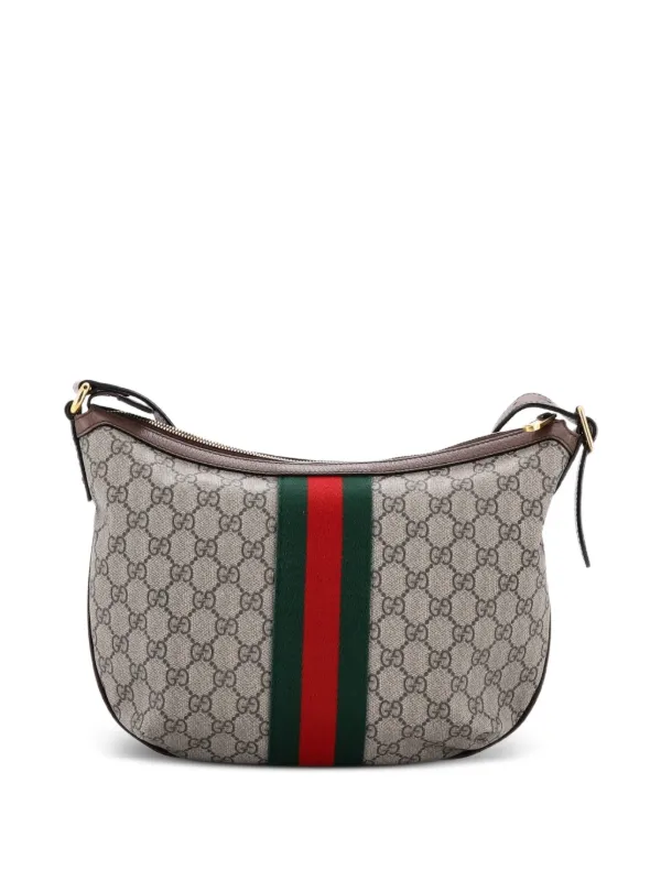 Gucci Pre-Owned オフィディア ハーフムーン ホーボー GGコーテッド 