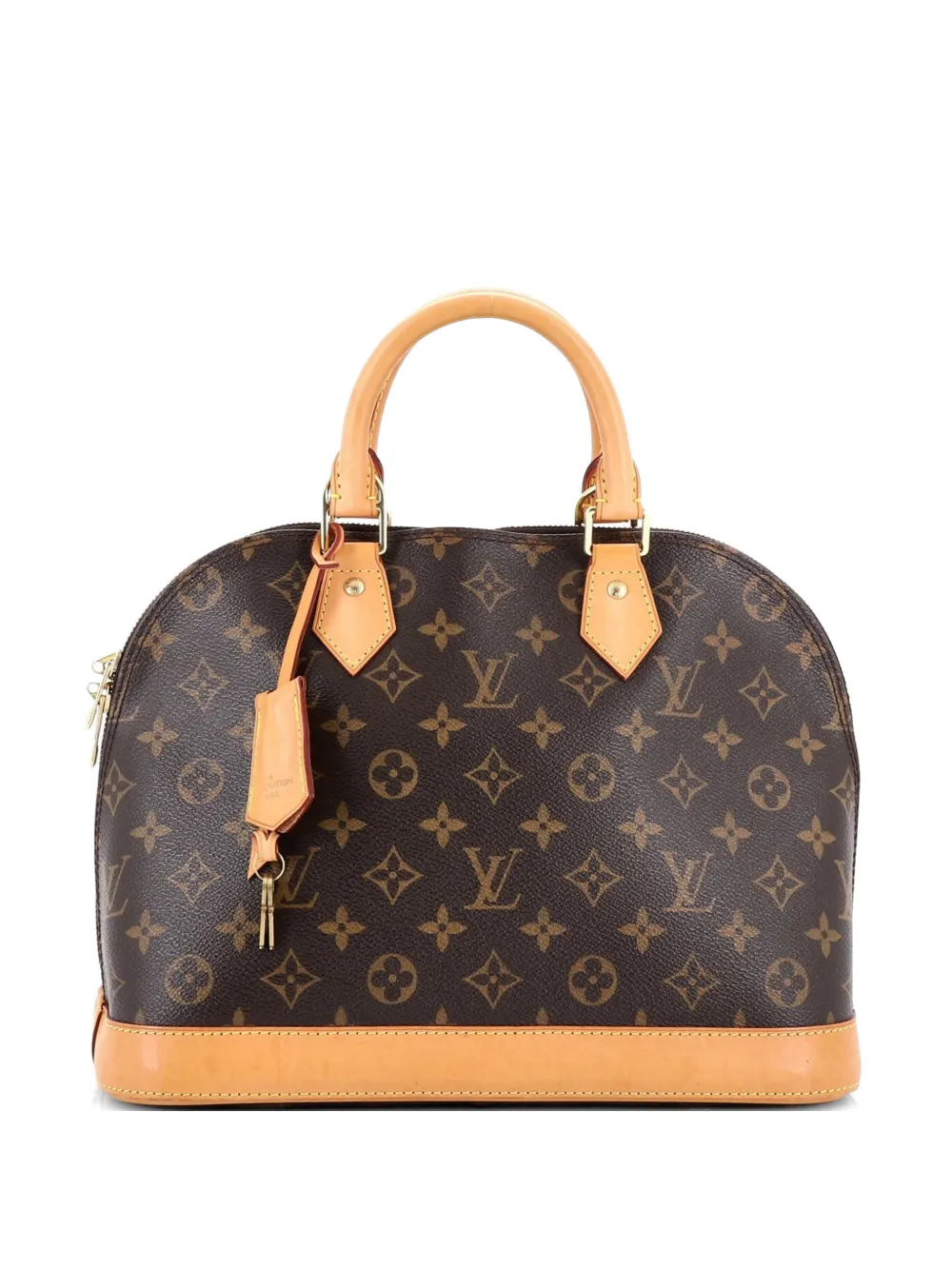 Louis Vuitton Pre-Owned Alma Handbag Monogram Canvas PM satchel - Braun