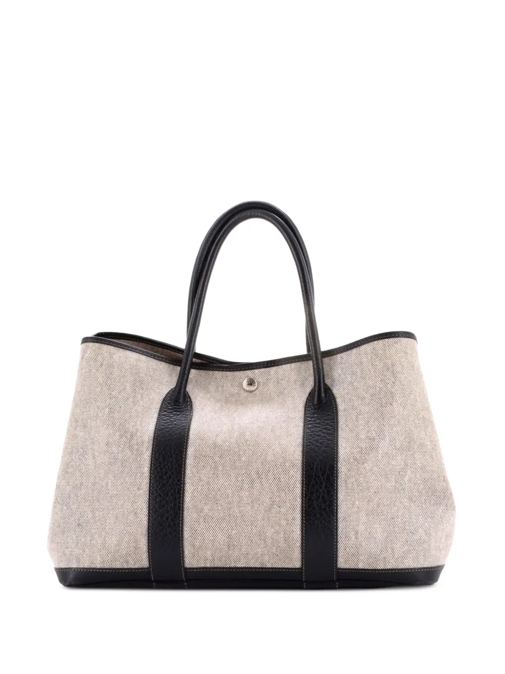 Hermès Pre-Owned Garden Party Toile and Leather 36 tote bag - Nero