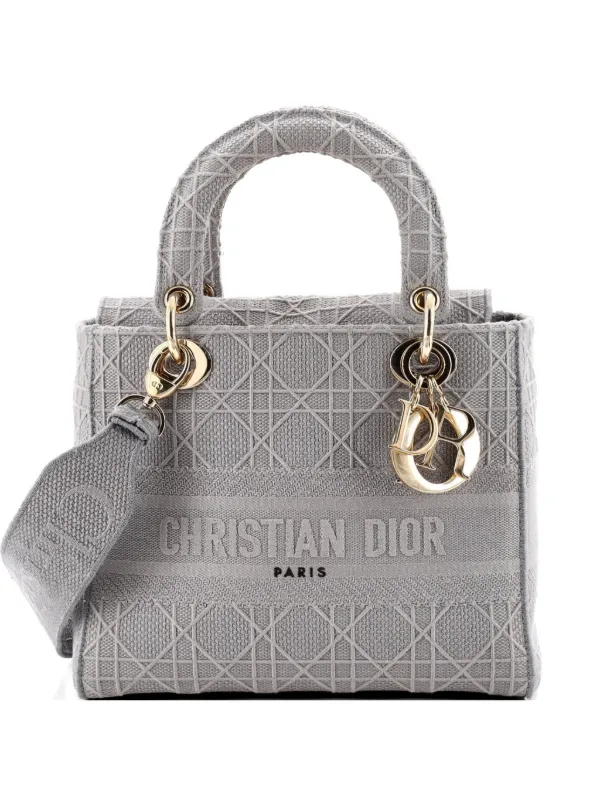 Christian Dior Pre-Owned Lady D-ライト バッグ エンブロイダリー 