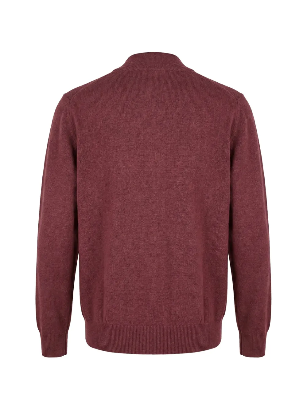 Brunello Cucinelli Kasjmier trui met halve rits Rood