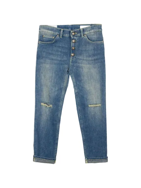 DONDUP KIDS jean boutonné à effet usé