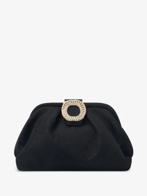 TWENTY FOURHAITCH Bakios jewelled-buckle clutch bag